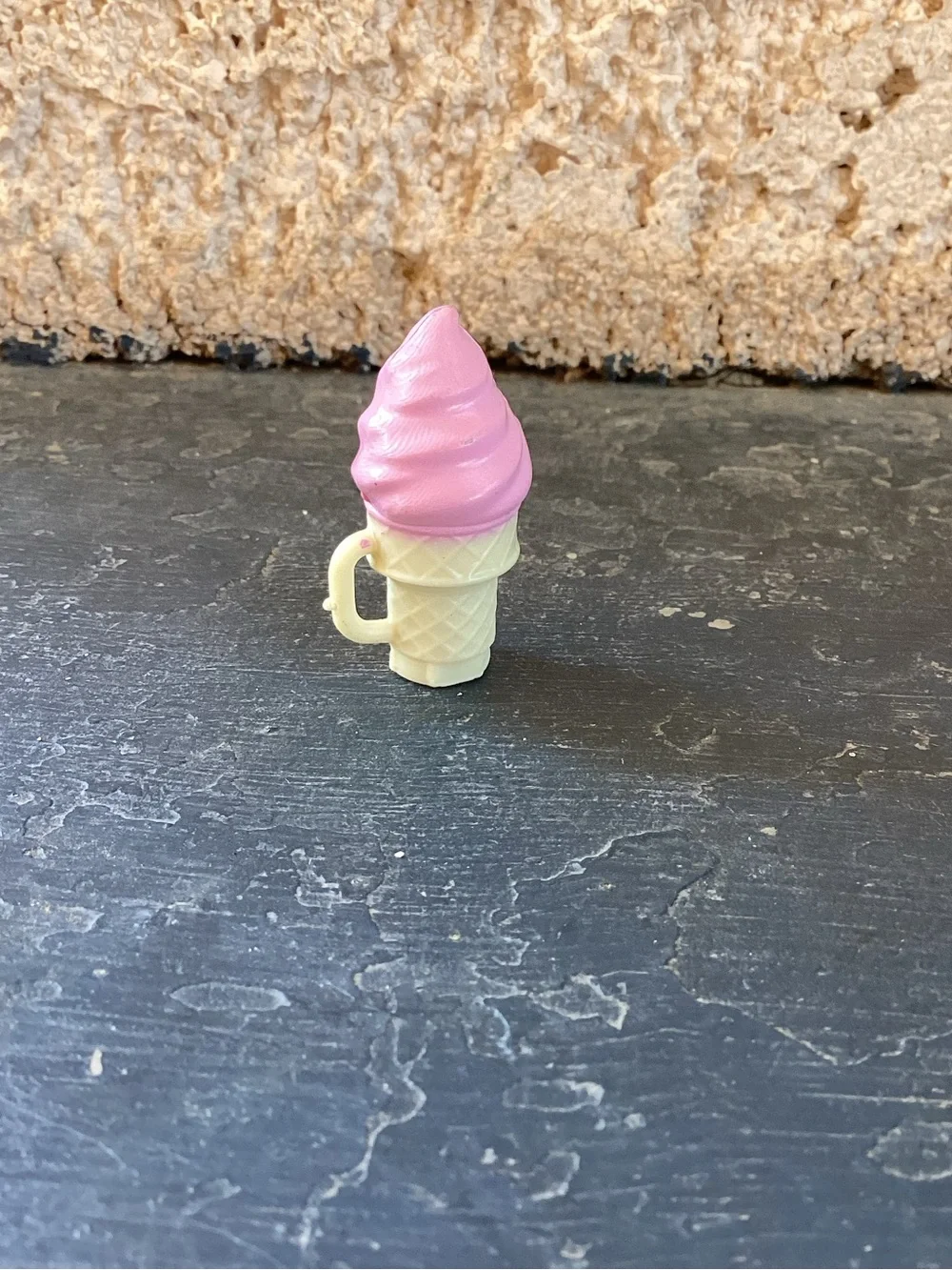 Barbie Pink Ice Cream Replacement Accessory Mini Dollhouse Food